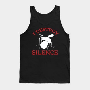 I destroy silence Tank Top